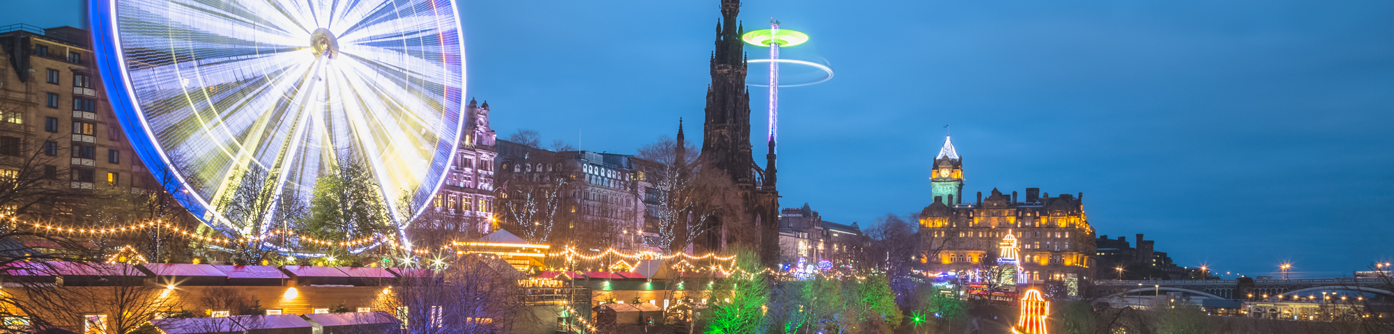 Edinburgh on the run up to Christmas